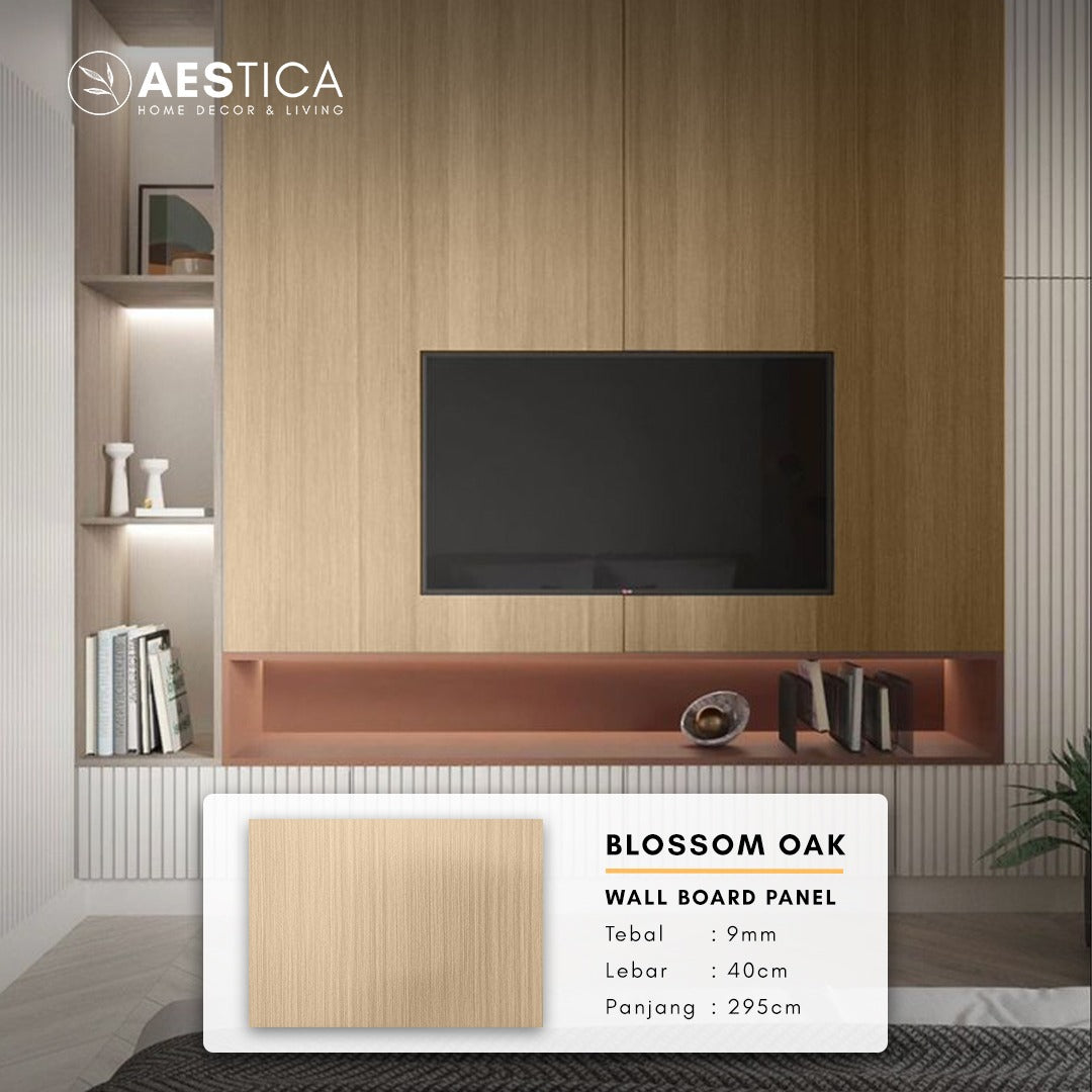 PVC Wall Board Papan Panel Dinding Kayu Marmer Granite 3M | AESTICA