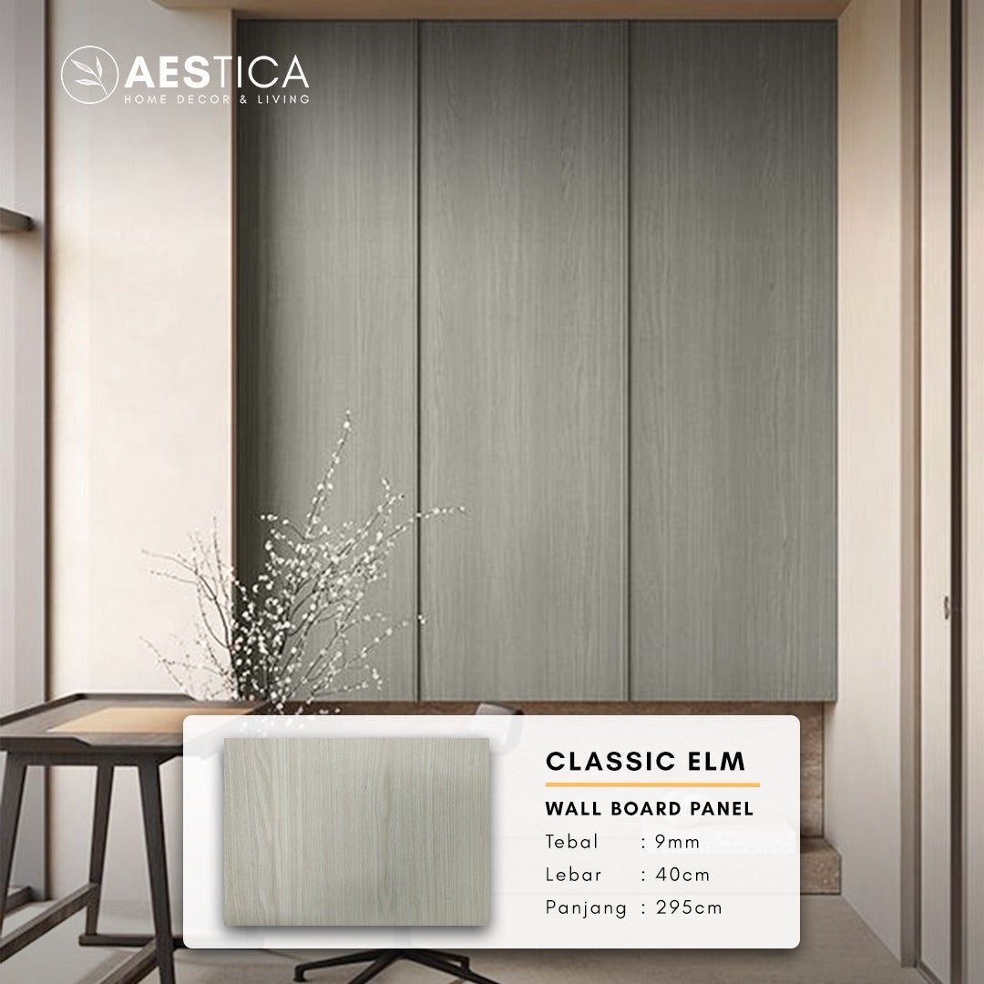 PVC Wall Board Papan Panel Dinding Kayu Marmer Granite 3M | AESTICA