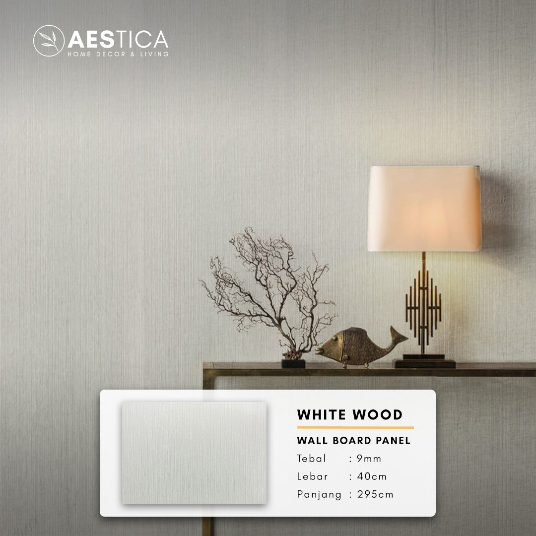 PVC Wall Board Papan Panel Dinding Kayu Marmer Granite 3M | AESTICA